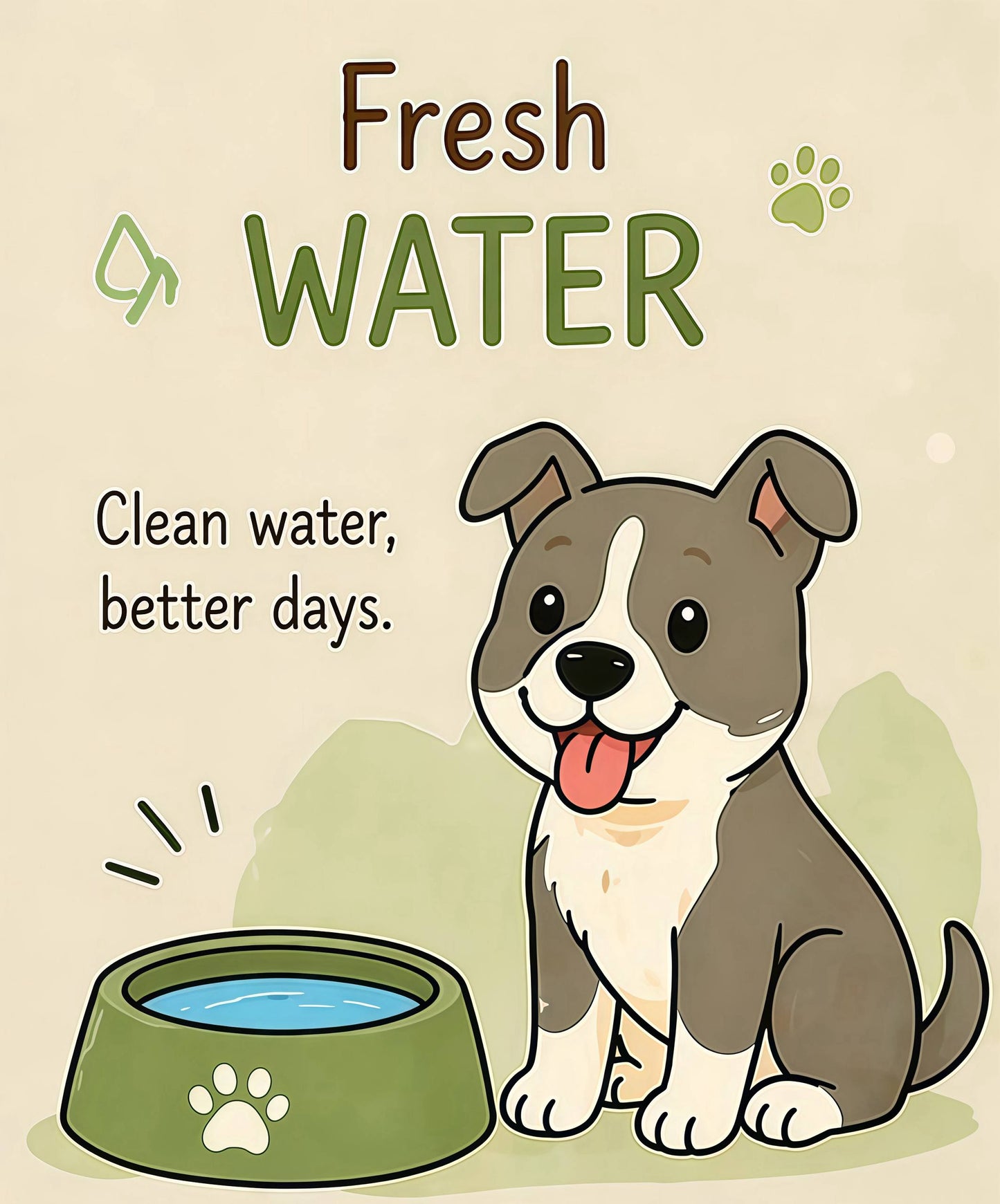 Fresh Water donation card